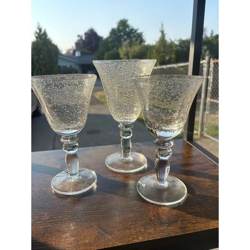 Margarita bubble glasses set of 3‎